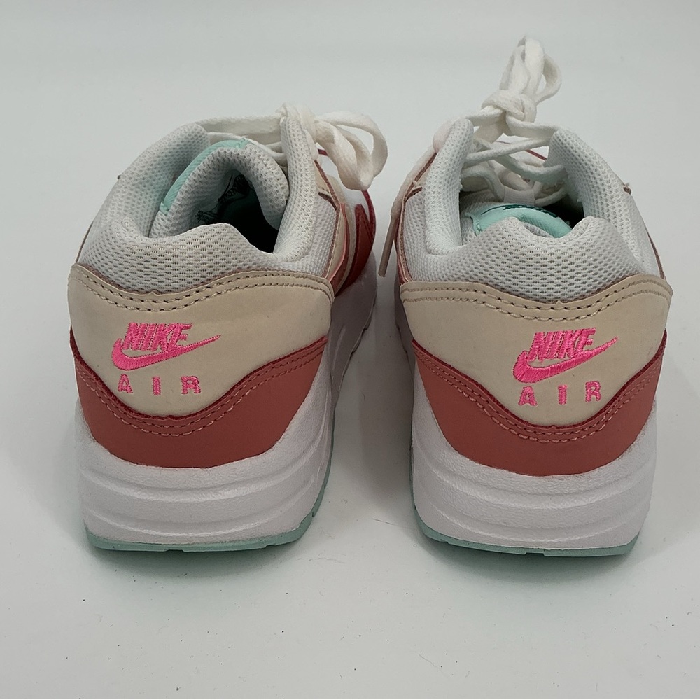 Nike AIR MAX 1 GS ‘Ice Cream’ Youth Sneakers in White, Cream & Terracotta - Picture 3 of 8